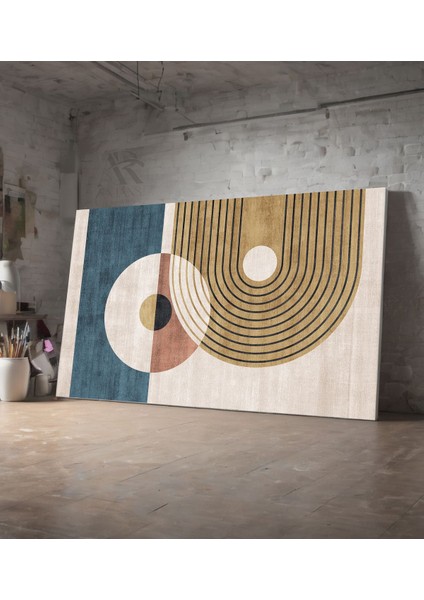 Geometrik Çizgiler Boho Tarzı Soyut Dekoratif Tablo fiyatları