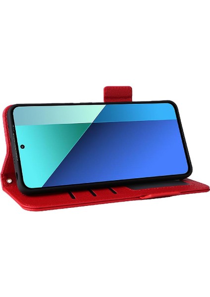 Xiaomi Redmi Için Not 13 4g Manyetik Yan Toka Kart Yuvaları Tutucu Pu (Yurt Dışından)