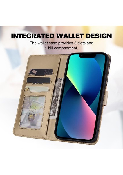 Iphone 13 Için Kılıf Mini Deri Kılıf Darbeye Basit Iş Çevirme (Yurt Dışından)