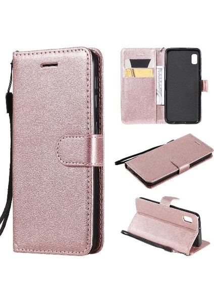 Kart ile Samsung Galaxy A10E Iş Cüzdan Telefon Kılıfı Için Flip Case (Yurt Dışından)
