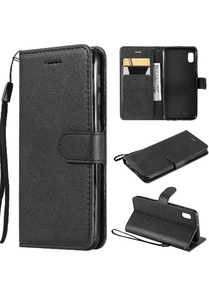 Kart ile Samsung Galaxy A10E Iş Cüzdan Telefon Kılıfı Için Flip Case (Yurt Dışından)