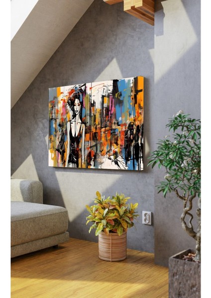 Figüratif Çizim Kadın Dekoratif Kanvas Tablo fiyatları