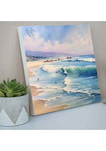 Plaj Sahil Dekoratif Kanvas Tablo fiyatları
