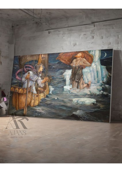 "the North-West Passage" Kuzeybatı Geçidi Dekoratif Kanvas Tablo