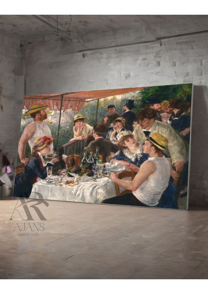 Pierre-Auguste Renoir'ın Öğle Yemeği Dekoratif Kanvas Tablo