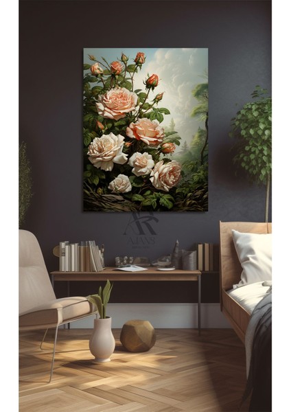 Dalında Güller Kanvas Tablo