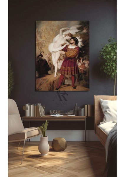 Kadın ve Adam Kanvas Tablo