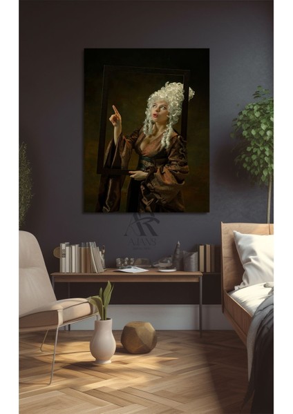 1800 Yıllarında Kadın Kanvas Tablo