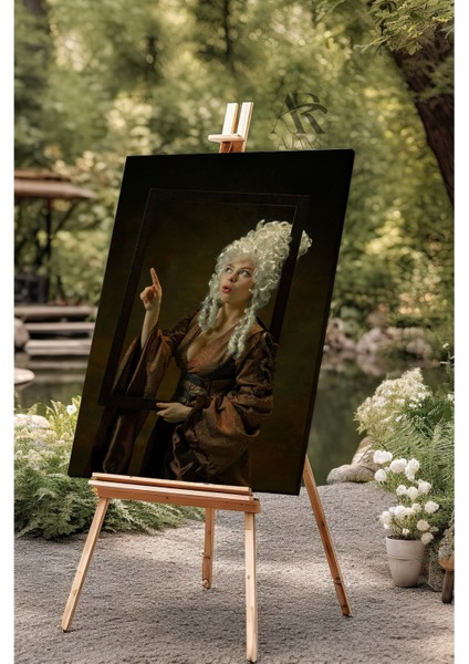 1800 Yıllarında Kadın Kanvas Tablo fiyatları