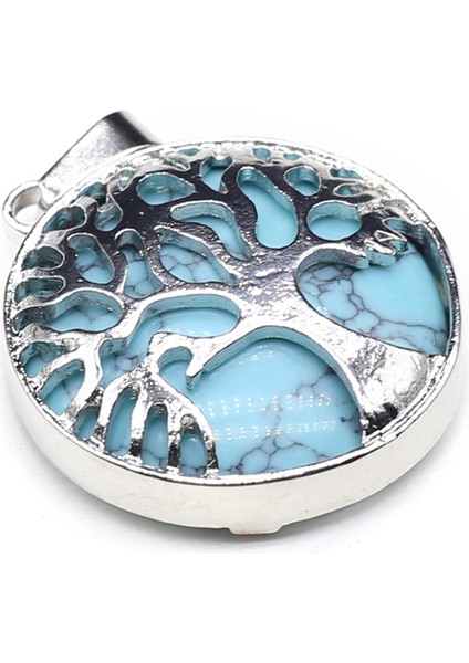 Opal Doğal Taş Hayat Ağacı Kolye Ametist Malakit Alaşımı Charm Takı Yapımı Için Dıy Kadın Kolye Reiki Heal Hediyeler (Yurt Dışından) fırsatları