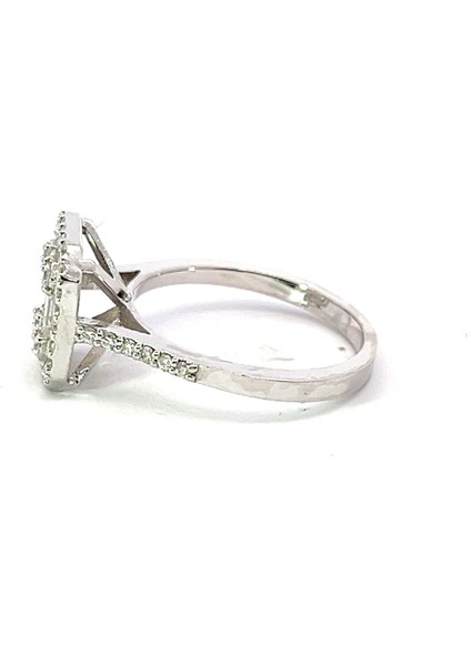 0,73CT 3,62 gr Baget Kesim Yarım Tur Pırlanta Yüzük fiyatları