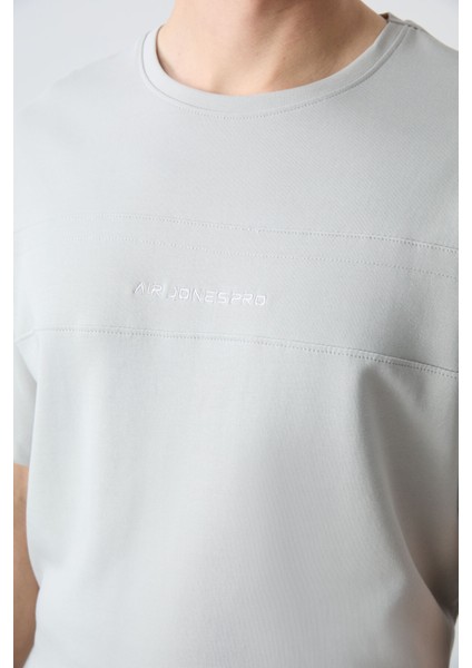 Taş Pamuklu Kalın Yumuşak Dokulu Oversize Fit Basic Erkek Şort Takım - 85257