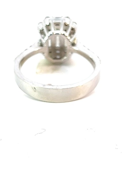 1,48 Ct 4,84 gr Baget Pırlanta Yüzük modelleri