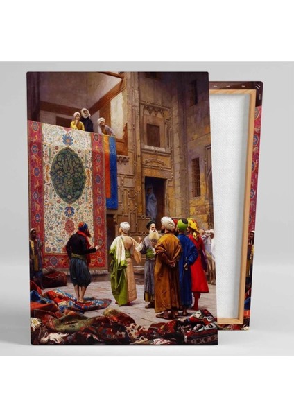Osmanlı Halı Tüccarı Jean Leon Gerome Kanvas Tablo fiyatları