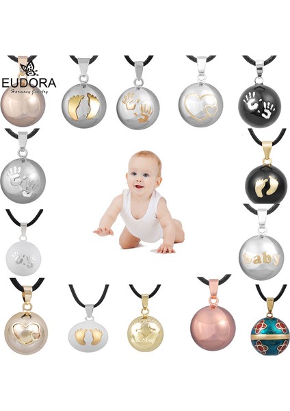 N14NB99 Eudora Harmony Topu Kolye Kolye Gebelik Zil Topu Mexcian Bola Kolye Ing Topları Güzel Takı Kadınlar Için En Iyi Hediye (Yurt Dışından)