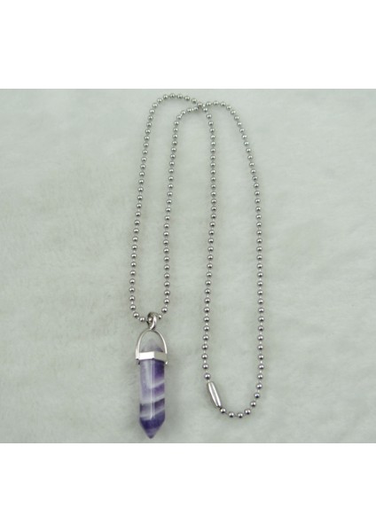 No.17 Sıcak Satış Doğal Taş Kuvars Kristal Lapis Kaplan Gözü Altıgen Sütun Sarkaç Kolye Kadınlar Için Takı Yapımı Kolye (Yurt Dışından) fırsatları