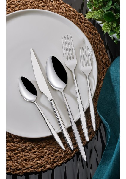 Safir Pasta Bıçak 6'lı 18/10