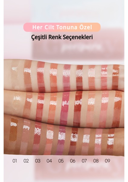 PERIPERA Dudaklara Dolgun, Pürüzsüz Işıltı Sunan Gloss  Ink Glasting Lip Gloss (4 Good On You)