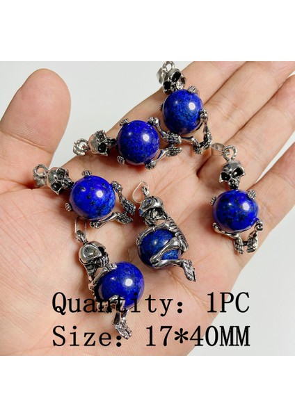 No.29 Doğal Mavi Lapis Lazuli Bağlayıcı Takılar Kolye Taş Warter Damla Gözyaşı Kalp Kolye Charm Takı Yapımı Için Kolyeler (Yurt Dışından)