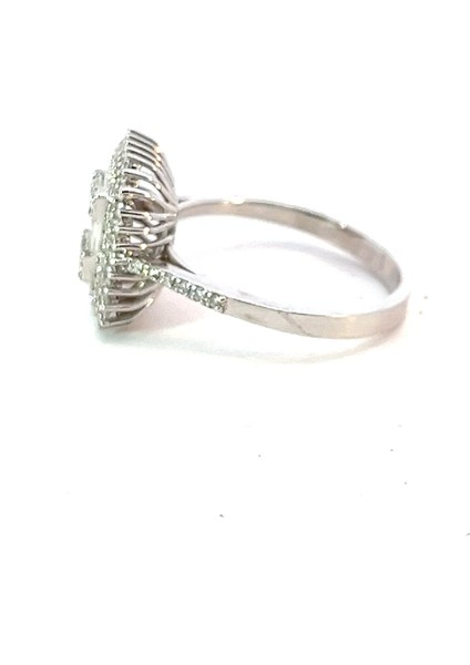 0,58 Ct 3,24 gr Baget Yarımtur Pırlanta Yüzük fiyatları