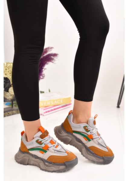 Kadın Kalın Comfort Taban Günlük Sneaker Spor Ayakkabı