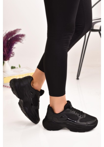 Kadın Kalın Comfort Taban Günlük Sneaker Spor Ayakkabı
