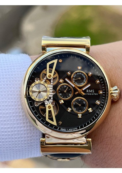 Romanson Deri Kordon Iç Fonksiyonları Aktif Özel Seri 5 Atm Suya Dayanıklı Erkek Kol Saati AG1270.04 modelleri
