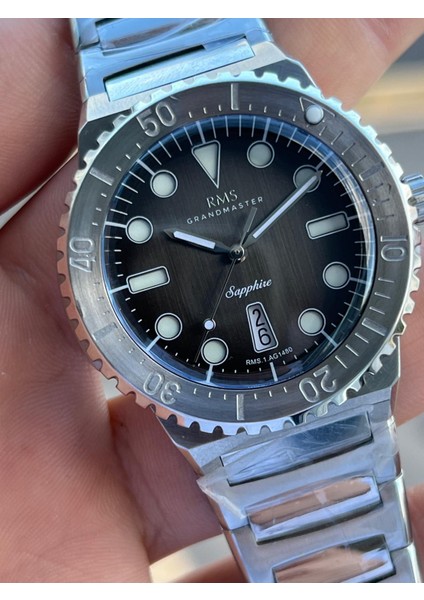 Rms Romanson Çelik Kordon Sapphire Camlı Kararmaz Renk Atmaz 10 Atm Erkek Kol Saati AG1480.02 fırsatları