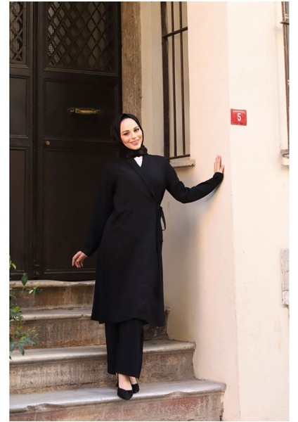Tunik Pantolon Ikili Takım- Siyah