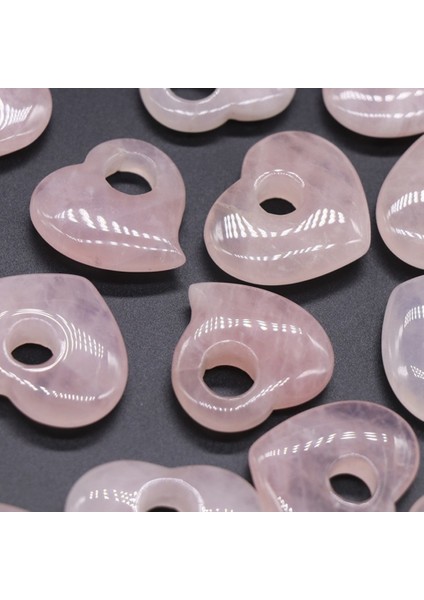 B-30X35MM Doğal Taş Pembe Kristal Kolye Gül Kuvars Kalp Şekli Takılar Takı Yapımı Için Dıy Kolye Kristal Kolye Aksesuarları (Yurt Dışından) fiyatları