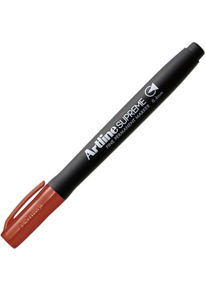 : Supreme : Ince Uçlu Markör Kalem : 0,4 mm : Kahverengi