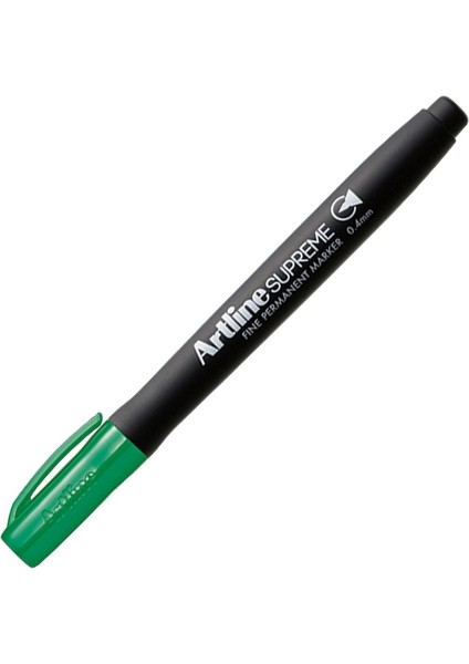 : Supreme : Ince Uçlu Markör Kalem : 0,4 mm : Yeşil