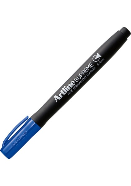 : Supreme : Ince Uçlu Markör Kalem : 0,4 mm : Mavi