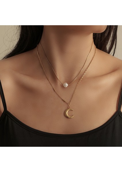 X2480 Ins Moda Barok Inci Kolye Kolye Kadın Kızlar Için Klavikula Zinciri Trendy Parti Düğün Chocker Aksesuarları Takı Hediye (Yurt Dışından)