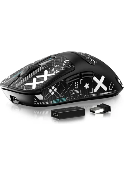 Attack Shark X3 Pro Superlıght 4000/8000 Hertz Kablosuz Oyuncu Mouse PAW3395 (Grıp Tape Hediyeli)