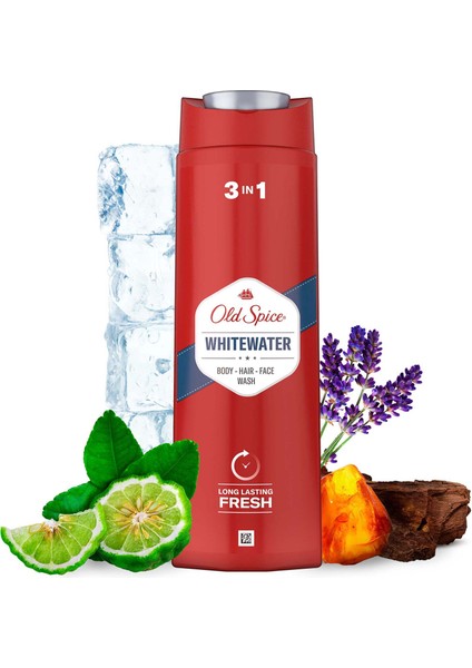 Old Spice Whitewater Erkekler Için Duş Jeli ve Şampuan 250 ml