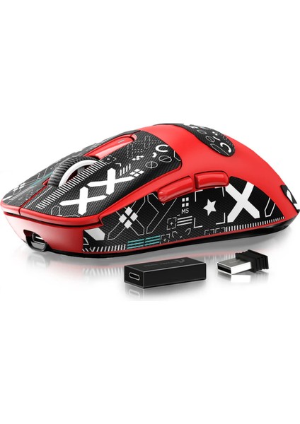 Attack Shark X3 Pro Superlıght 4000/8000 Hertz Kablosuz Oyuncu Mouse PAW3395 (Grıp Tape Hediyeli)