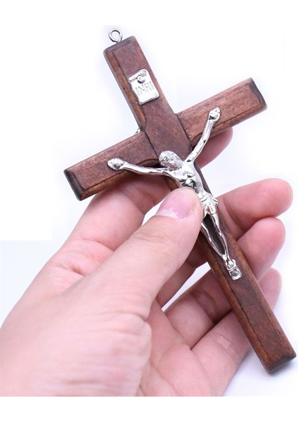 A 1 Adet Katı Ahşap Çapraz Çinko Alaşım Isa Katolik Haç Kilise Süsleri Duvara Monte Ahşap Haçlar Kolye Kolye (Yurt Dışından) modelleri