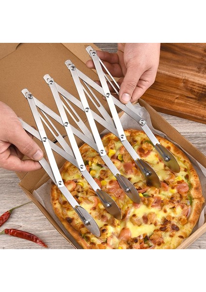 Çelik 5 Tekerlekli Mantı ve Pizza Hamur Kesme Ruleti CIN785 fırsatları