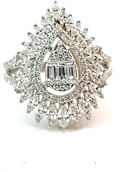 1,45 Ct 5,55 gr Büyük Pırlanta Yüzük