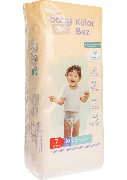 Baby Me Külot Bez xxlarge 7 Numara 18-30 kg  50 Adet