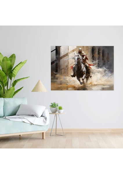Antik Silahlar Cam Baskı - Eski Silahlar, Yiğitlik, Şövalyelik, Eski Silahlar, 45X30