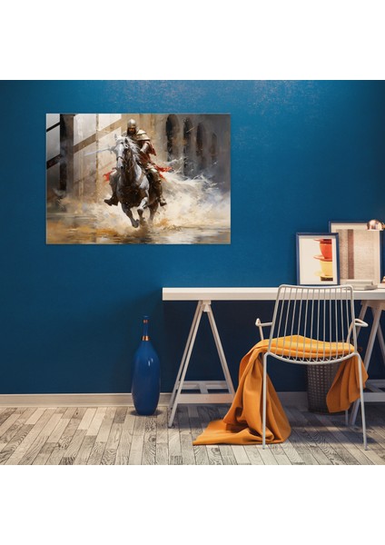 Antik Silahlar Cam Baskı - Eski Silahlar, Yiğitlik, Şövalyelik, Eski Silahlar, 45X30