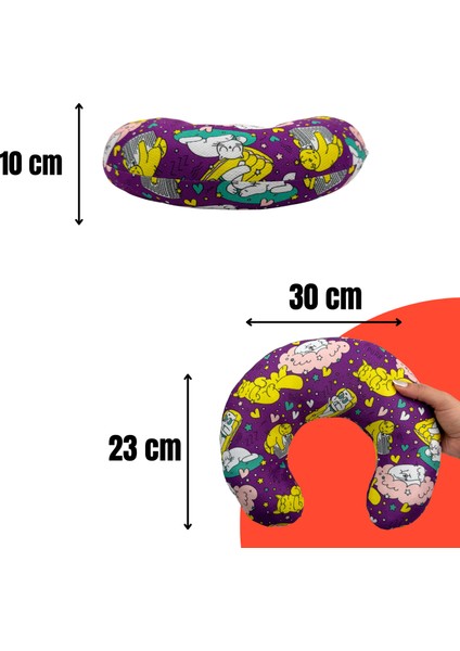 Pisipisiesta Kedi Yastığı Mor Renkli Kedi Sarılma ve Uyku Minderi 30 cm Kedi Uyku Oyuncağı modelleri