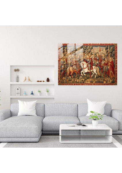 Ortaçağ Silahları Cam Baskı - Antik Silahlar, Modern Sanat, Duvar Dekorasyonu, Cam Sanatı, 70 x 50 cm fiyatları