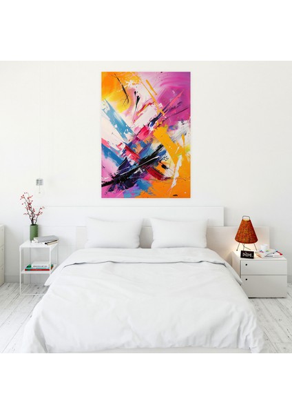 Canlı Aksiyon Tablo Duvar Sanatı - Aksiyon Tablo, Duvar Sanatı, Duvar Dekorasyonu, Ev Dekorasyonu, 50 x 70 cm fiyatları