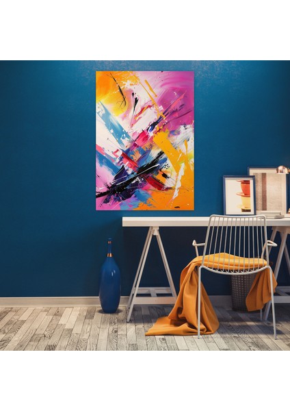 Canlı Aksiyon Tablo Duvar Sanatı - Aksiyon Tablo, Duvar Sanatı, Duvar Dekorasyonu, Ev Dekorasyonu, 50 x 70 cm modelleri