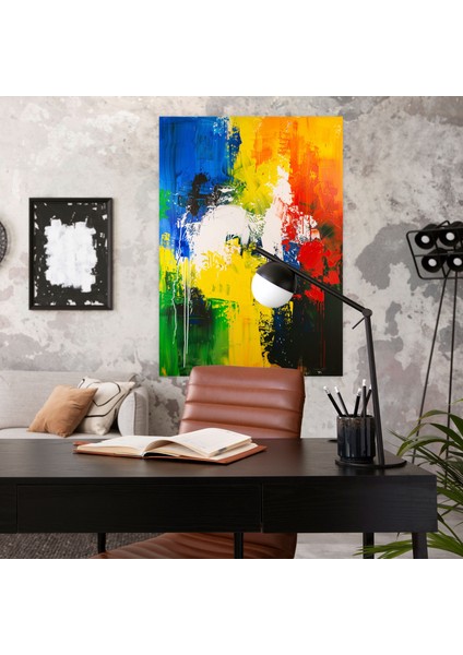Aksiyon Tablo Duvar Dekorasyonu - Cesur Canlı Renkler - Aksiyon Tablo, Duvar Dekorasyonu, Kanvas Tablo, Aksiyon Tablo, 50 x 70 cm