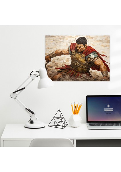 Kadim Silahlar Duvar Dekorasyonu - Roma Gladyatör Savaşı - Kadim Silahlar, Roma Gladyatörü, Duvar Süslemesi, Kadim Silahlar, 50X30 modelleri