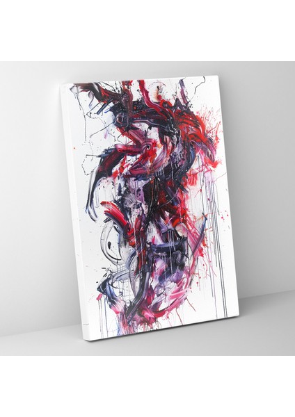 Organik Kendiliğindenlik Duvar Sanatı - Aksiyon Tablo, Duvar Sanatı, Ev Dekorasyonu, Spontane, 30X50